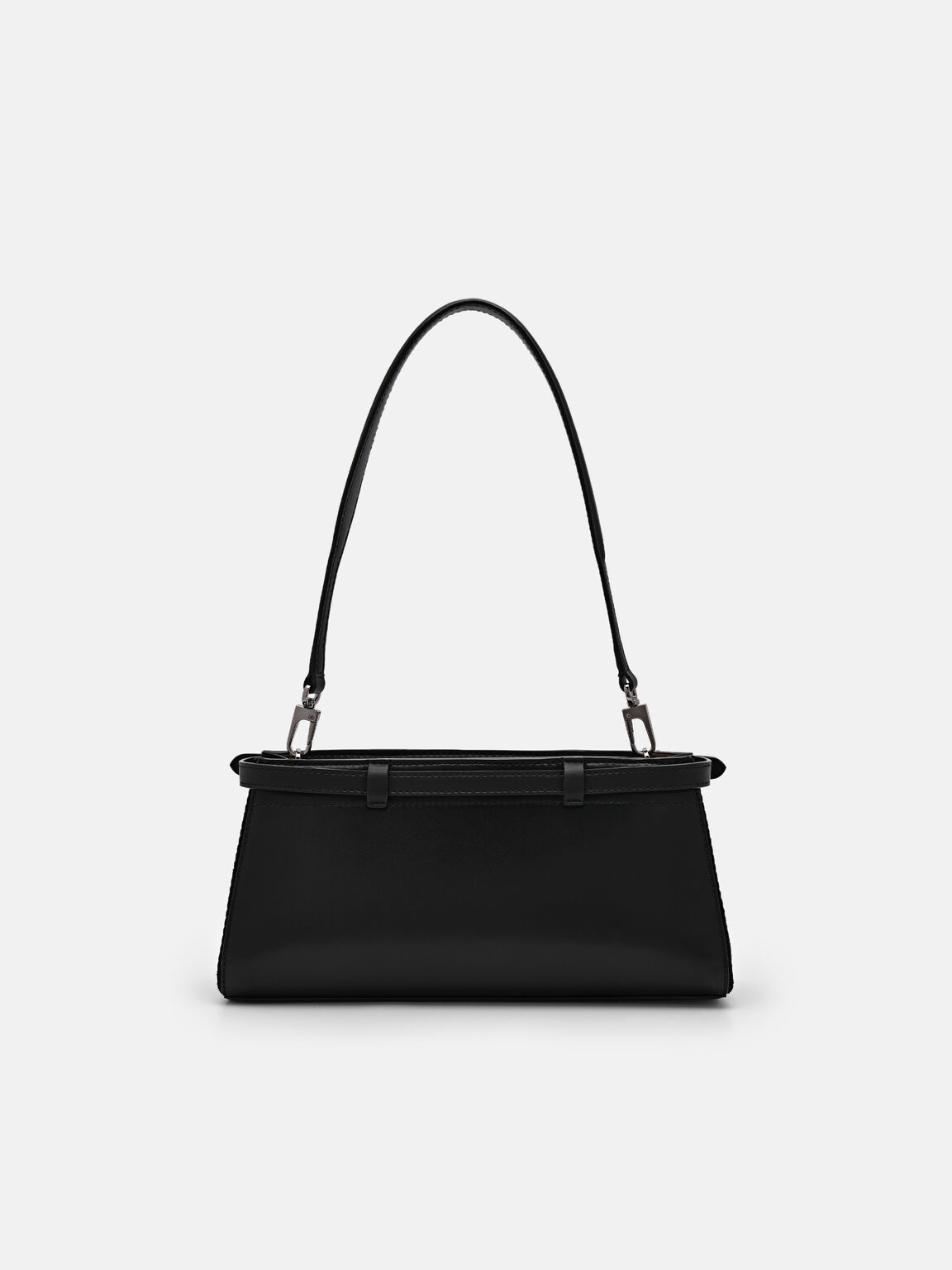 PEDRO Studio Phoebe Leather Shoulder Bag, Black