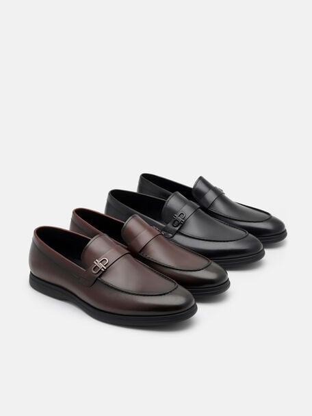 Icon Leather Loafers, , hi-res