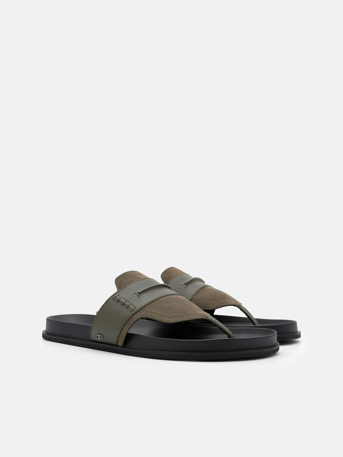 Sandal Thong Penny Suede, , hi-res