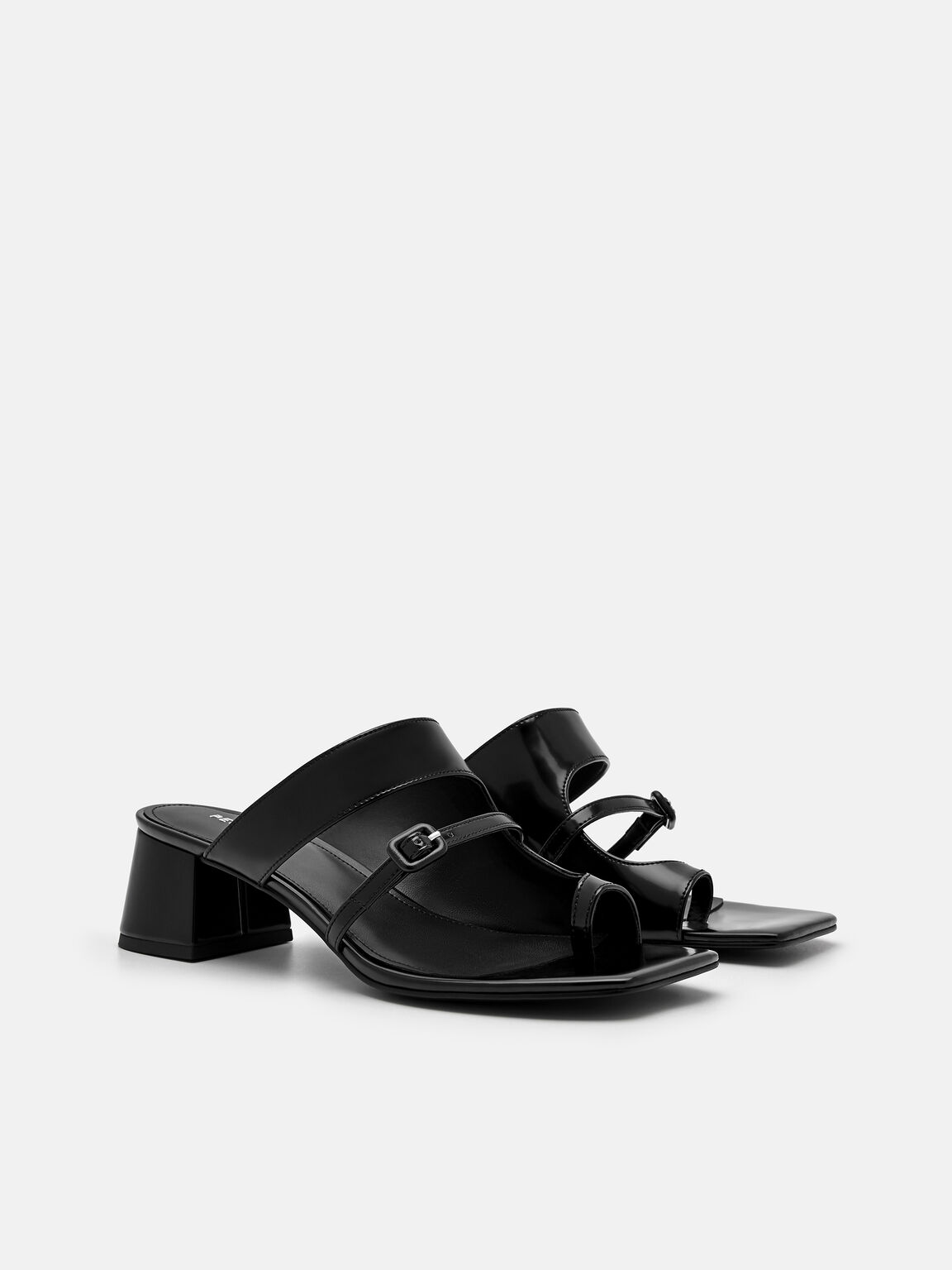 Loie Heel Sandals, Black