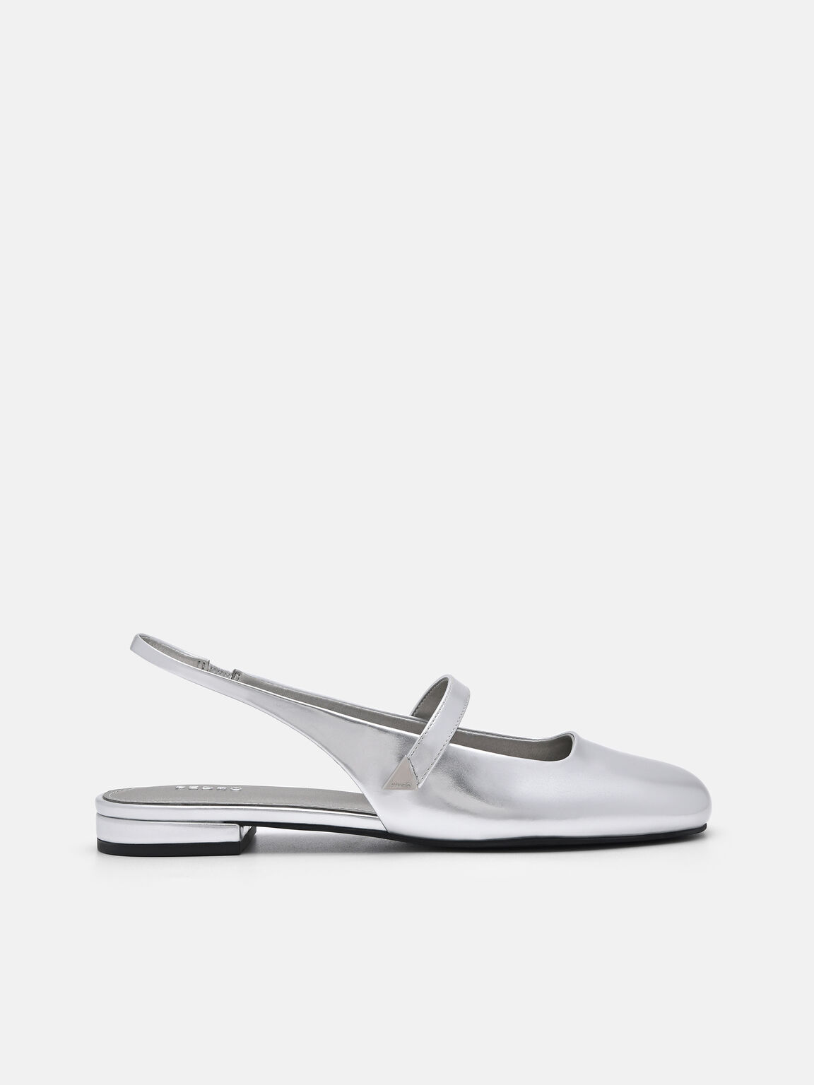 Tria Slingback Mules, Silver, hi-res