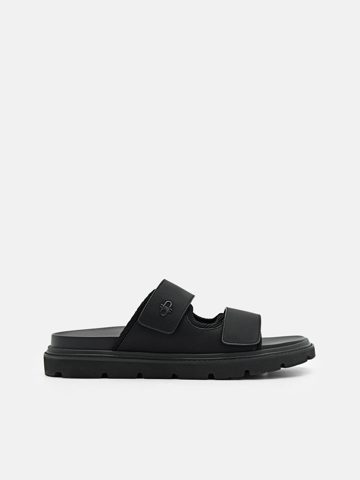 Bryson Strap Sandals, Black, hi-res