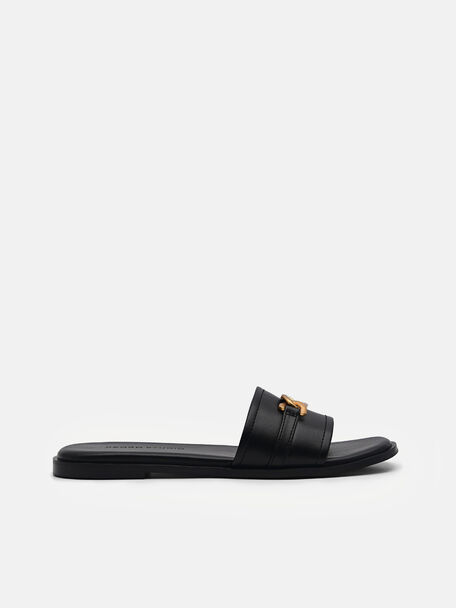 PEDRO Studio Jeanne Flats, Black, hi-res