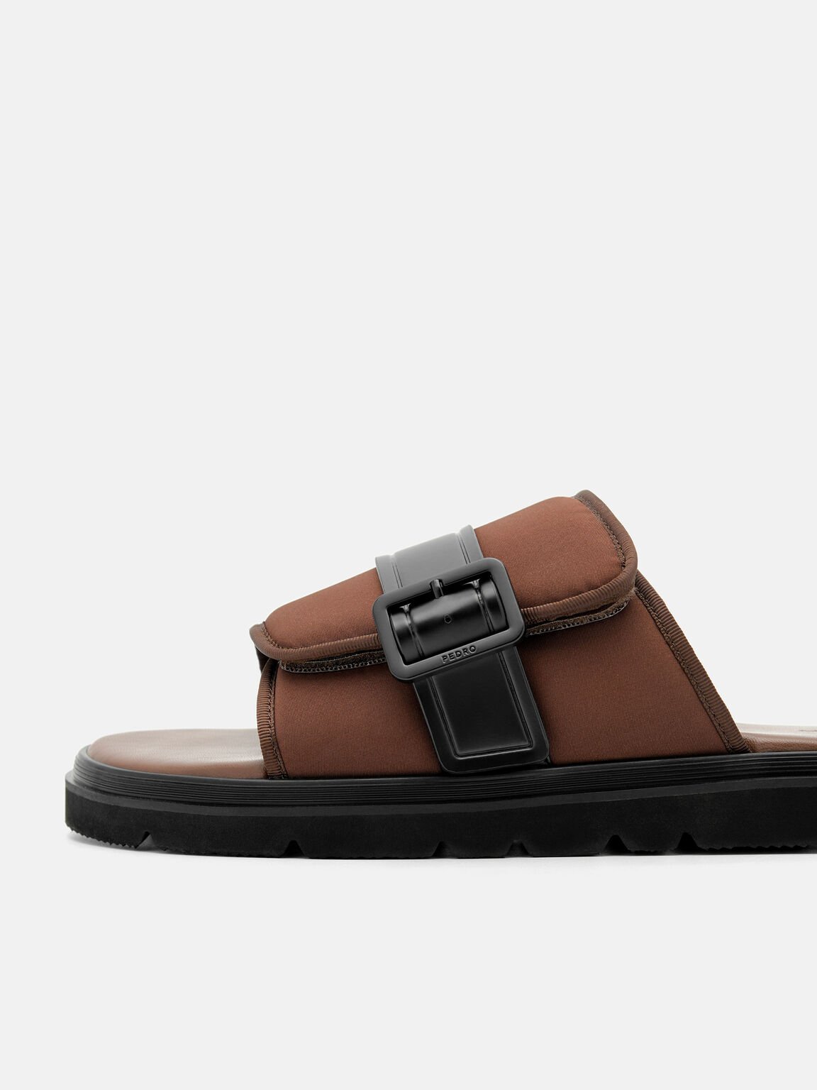 Fabric Slide Sandals, 
