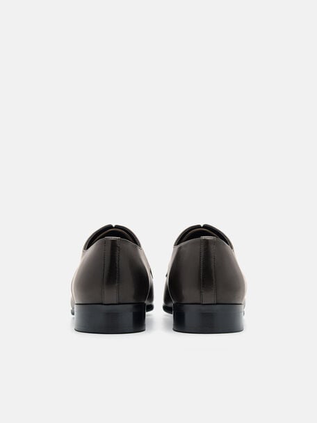 PEDRO Icon Leather Heel Sandals, Black