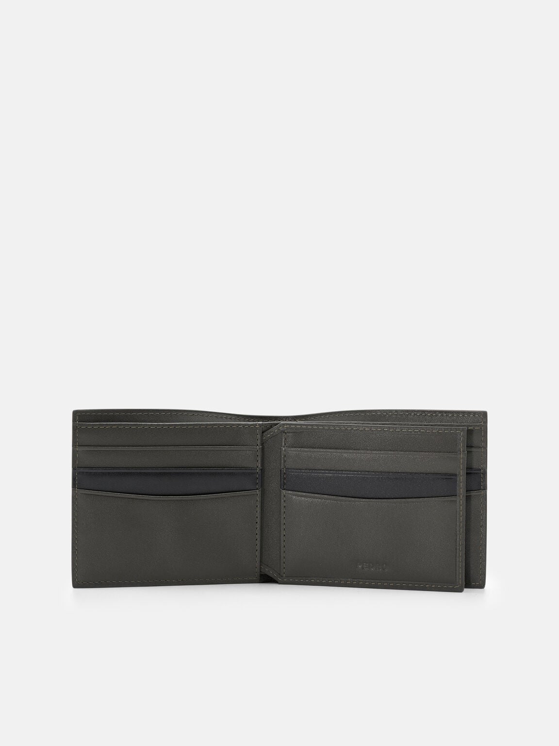 Leather Bi-Fold Flip Wallet, 
