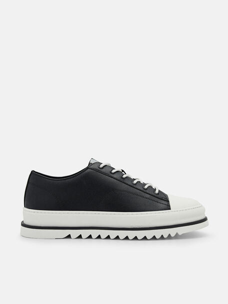 Men's Owen Court Sneakers, Black, hi-res