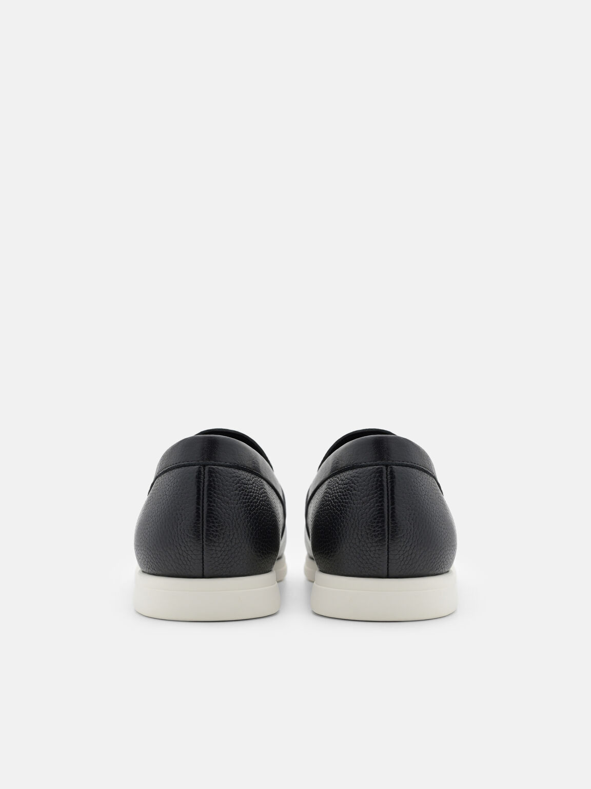 Tumbled Leather Loafers, , hi-res