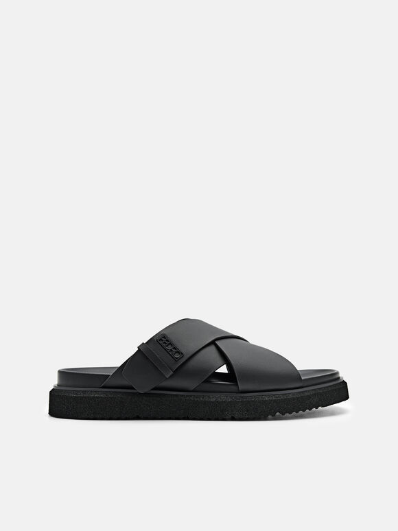 Dennis Cross Sandals, Black, hi-res