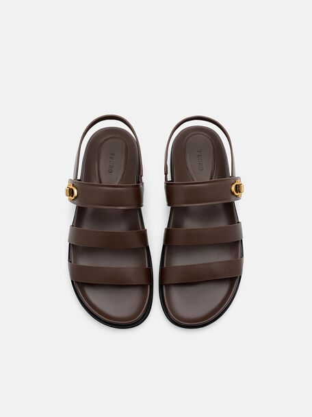 Sandal Slingback Kulit Sienna, , hi-res