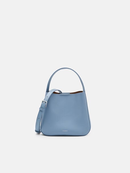 Dana Leather Bucket Bag, , hi-res