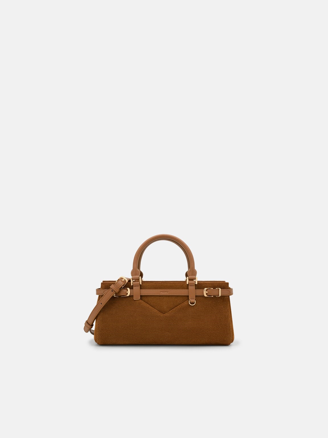 Tas Tangan Suede Vienna, , hi-res