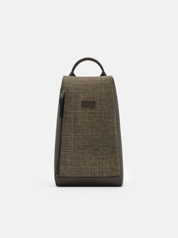 Pouch Selempang Bertekstur, 