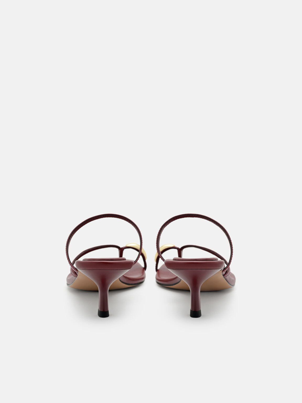 Lia Leather Heel Sandals, , hi-res