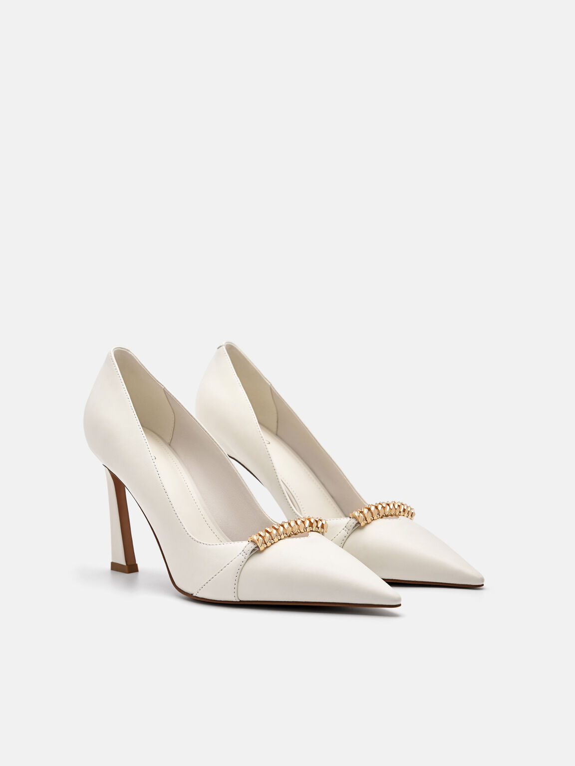 Mia Leather Heel Pumps, 