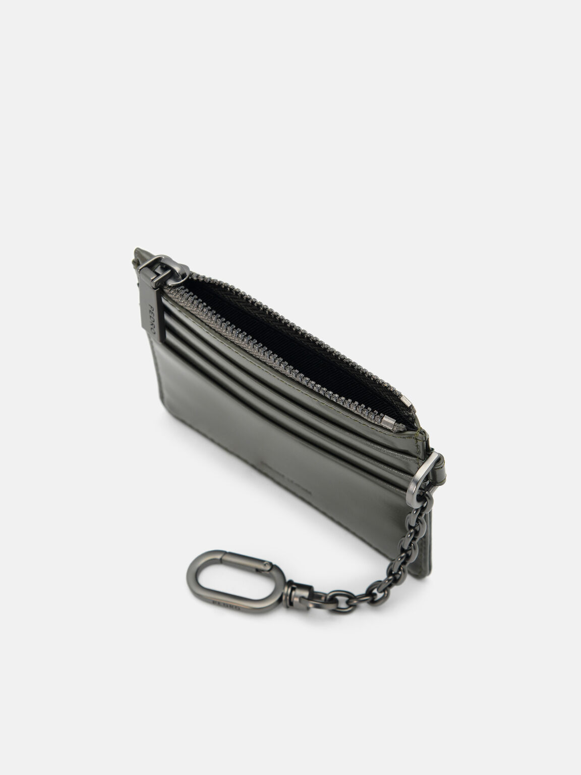 PEDRO Icon Leather Chain Card Holder, 