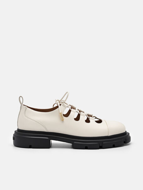 Ethel Laced Loafers, Chalk, hi-res