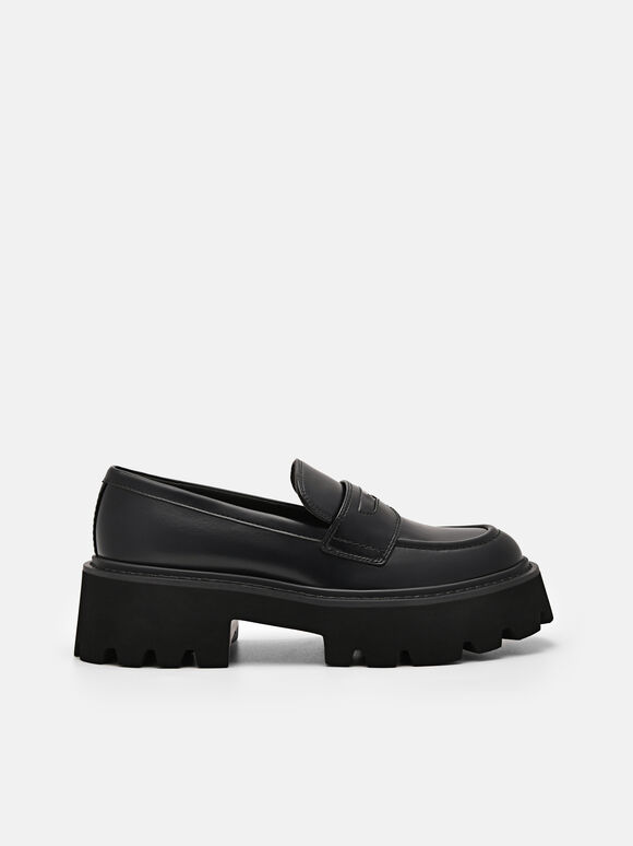 Sepatu Pantofel Edita Penny, Black