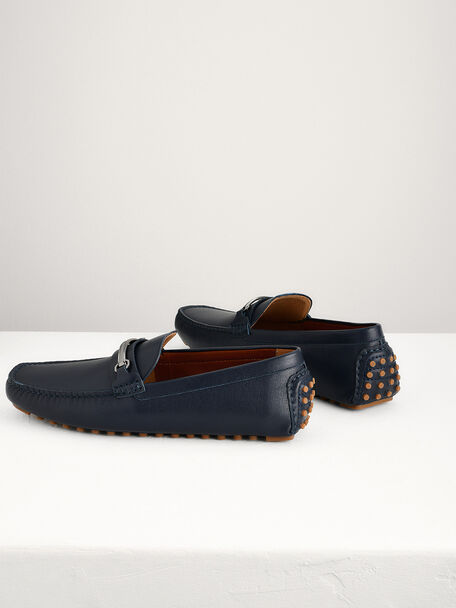 PEDRO Icon Leather Heel Sandals, Black