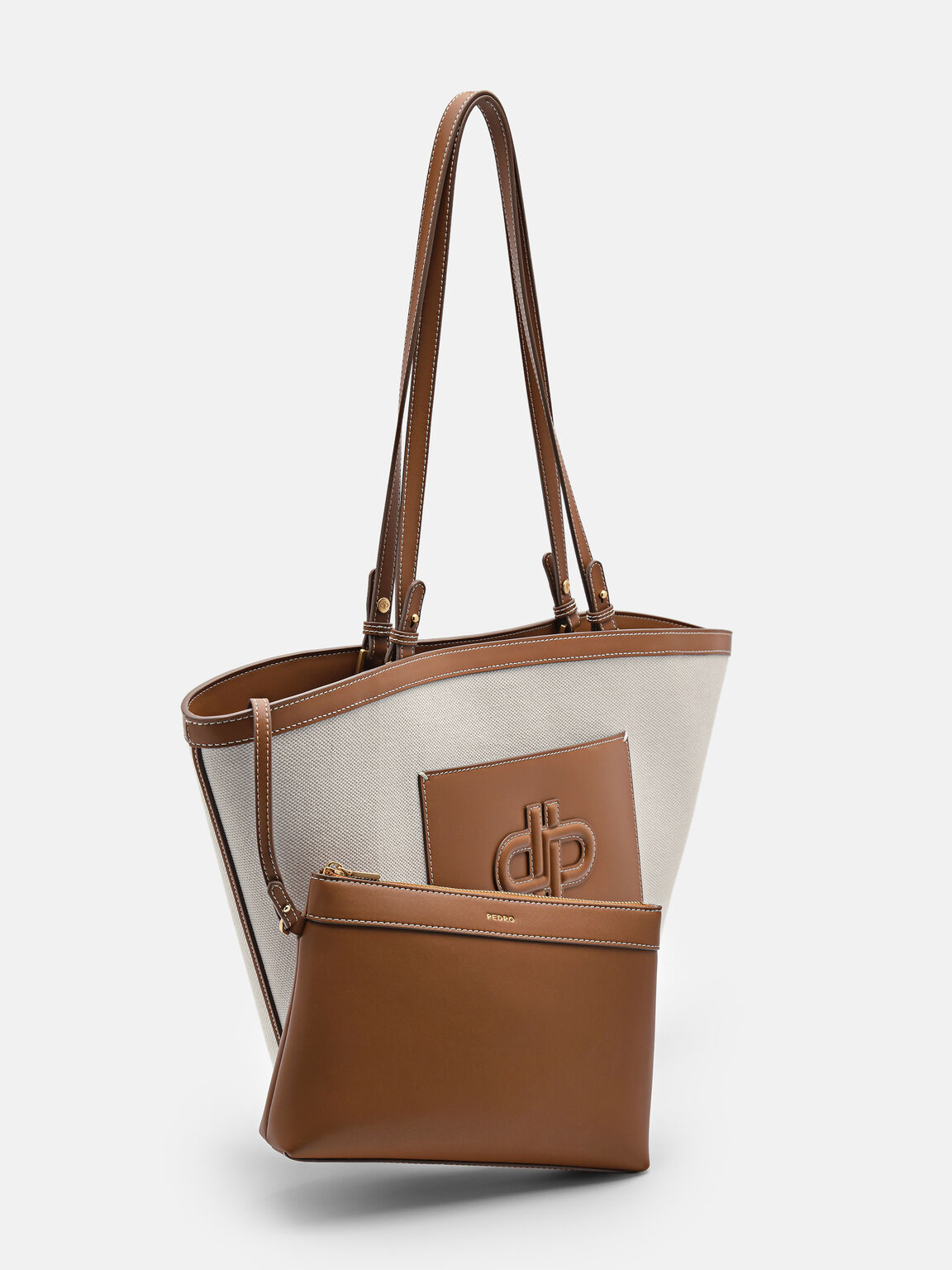 Large PEDRO Icon Canvas Tote Bag, , hi-res