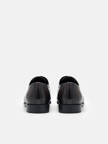 PEDRO Icon Leather Heel Sandals, Black