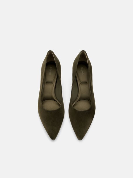 Quinn Suede Heel Pumps, , hi-res