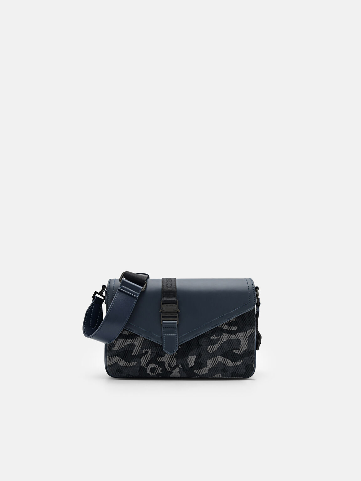 Taper Sling Bag, Navy, hi-res
