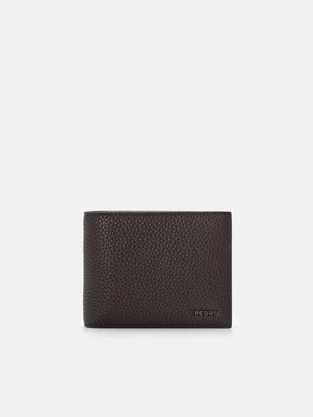 Tumbled Leather Bi-Fold Wallet with Insert, 