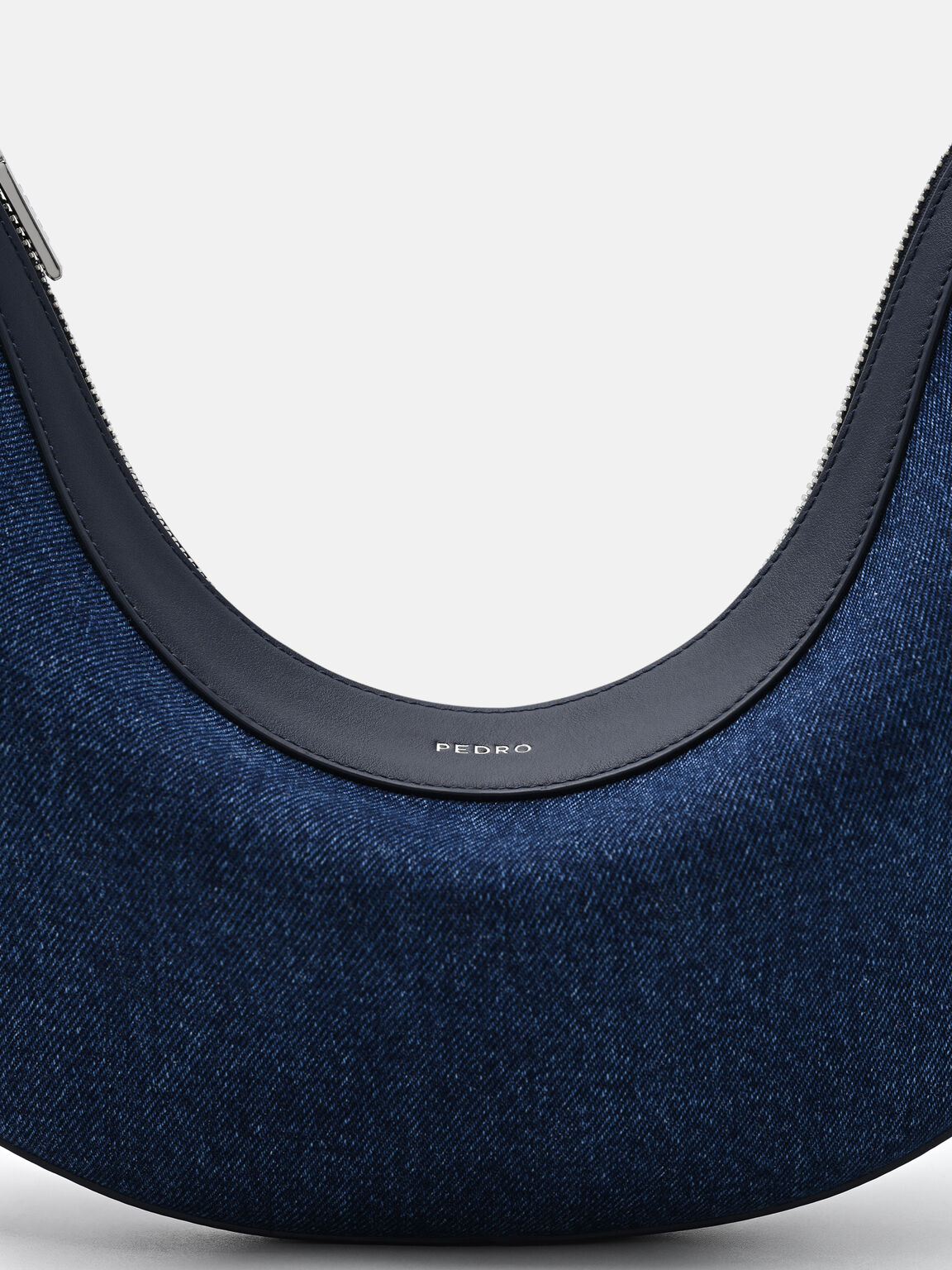Jatte Denim Crescent Shoulder Bag, , hi-res