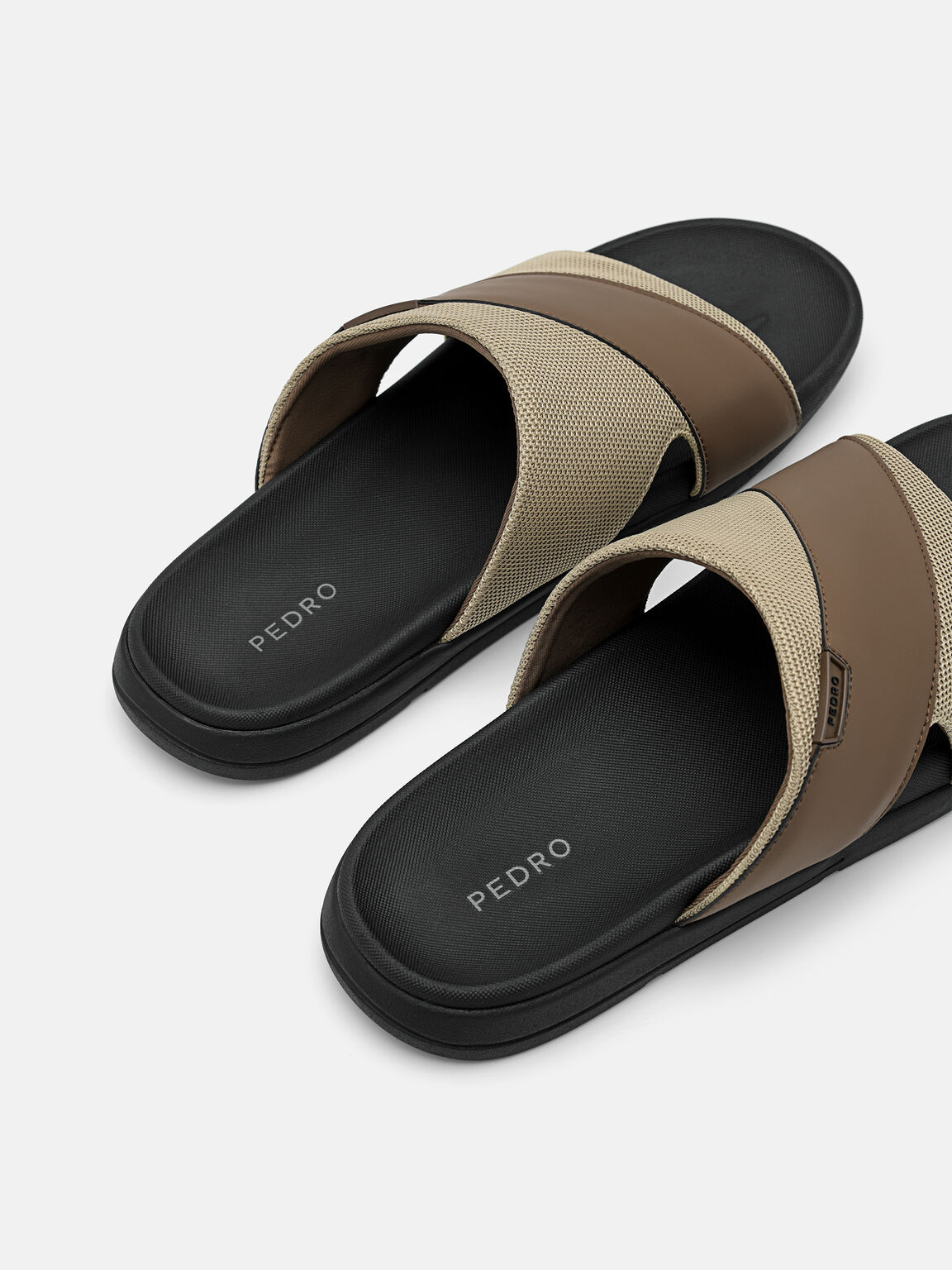 Mesh Slide Sandals, 