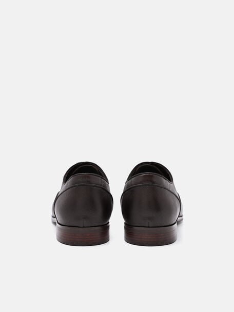 Saffiano Leather Derby Shoes, , hi-res