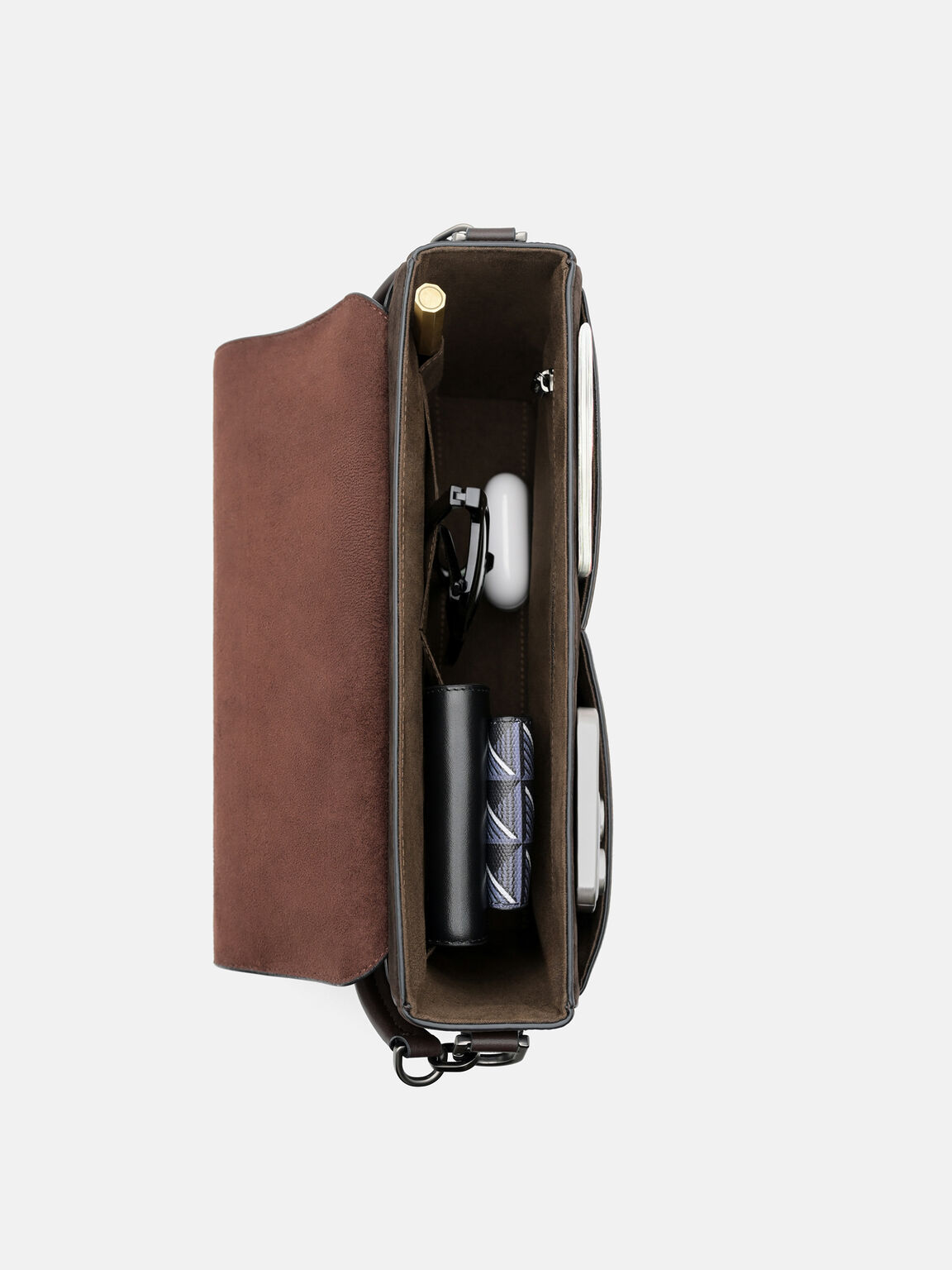 Patrice Leather Messenger Bag, 