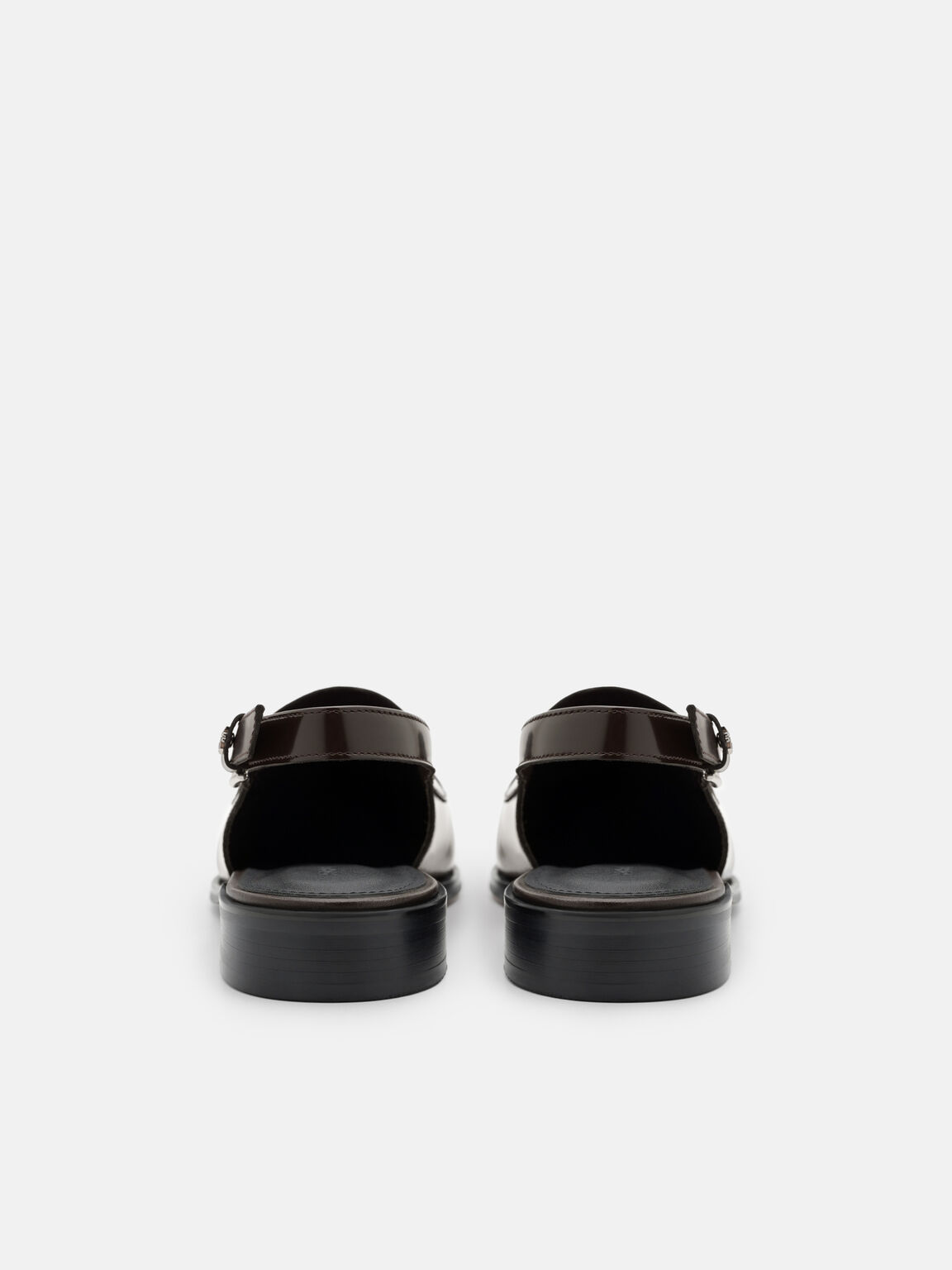 Remy Leather Backstrap Mules, 