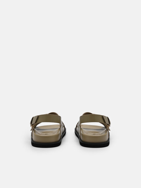 Goya Leather Backstrap Sandals, , hi-res