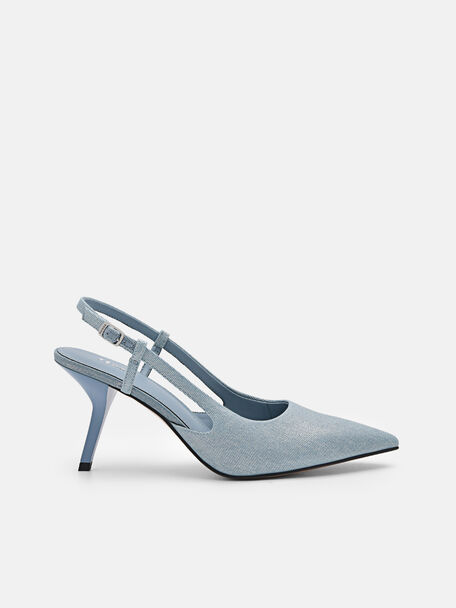 Morraine Slingback Pumps, Slate Blue, hi-res