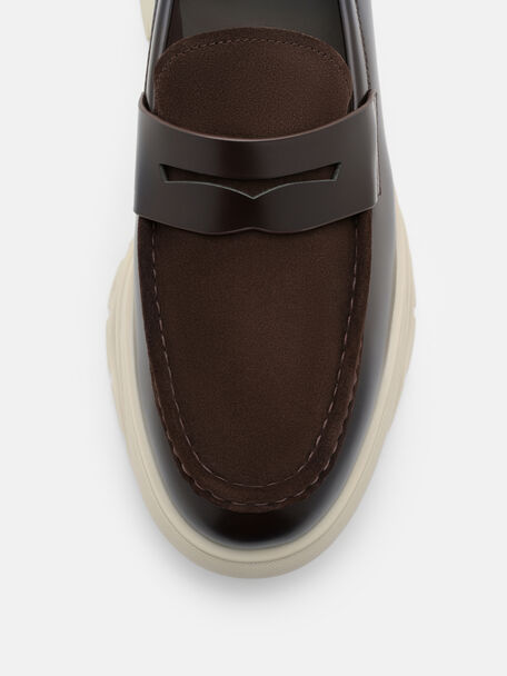 Hybrix Leather Loafers, , hi-res