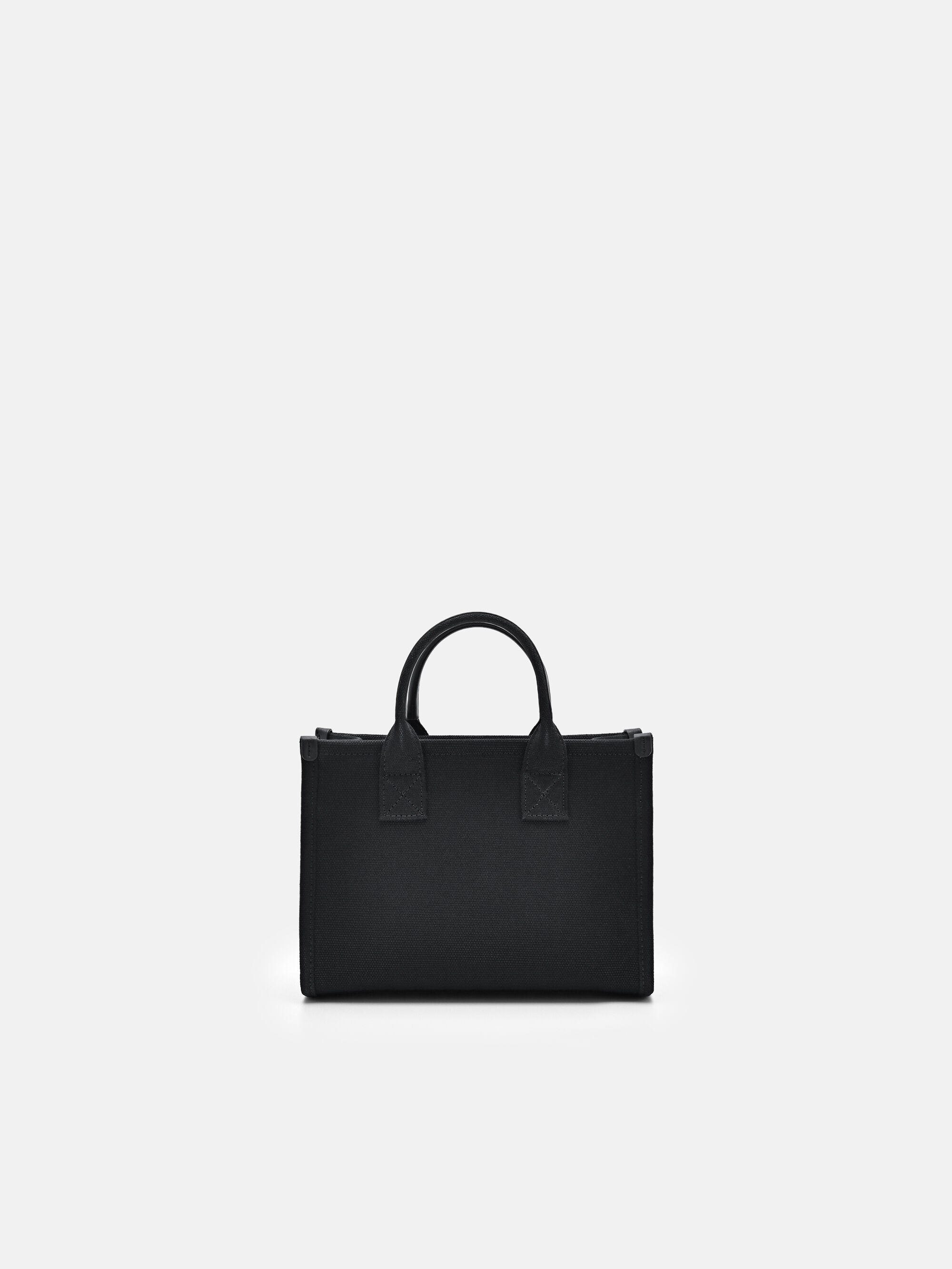 ★PEDRO Faye Mini Tote Bag ミニキャンバスショルダー/送料込 Tote Bag Mini Faye - Hitam - PEDRO ID