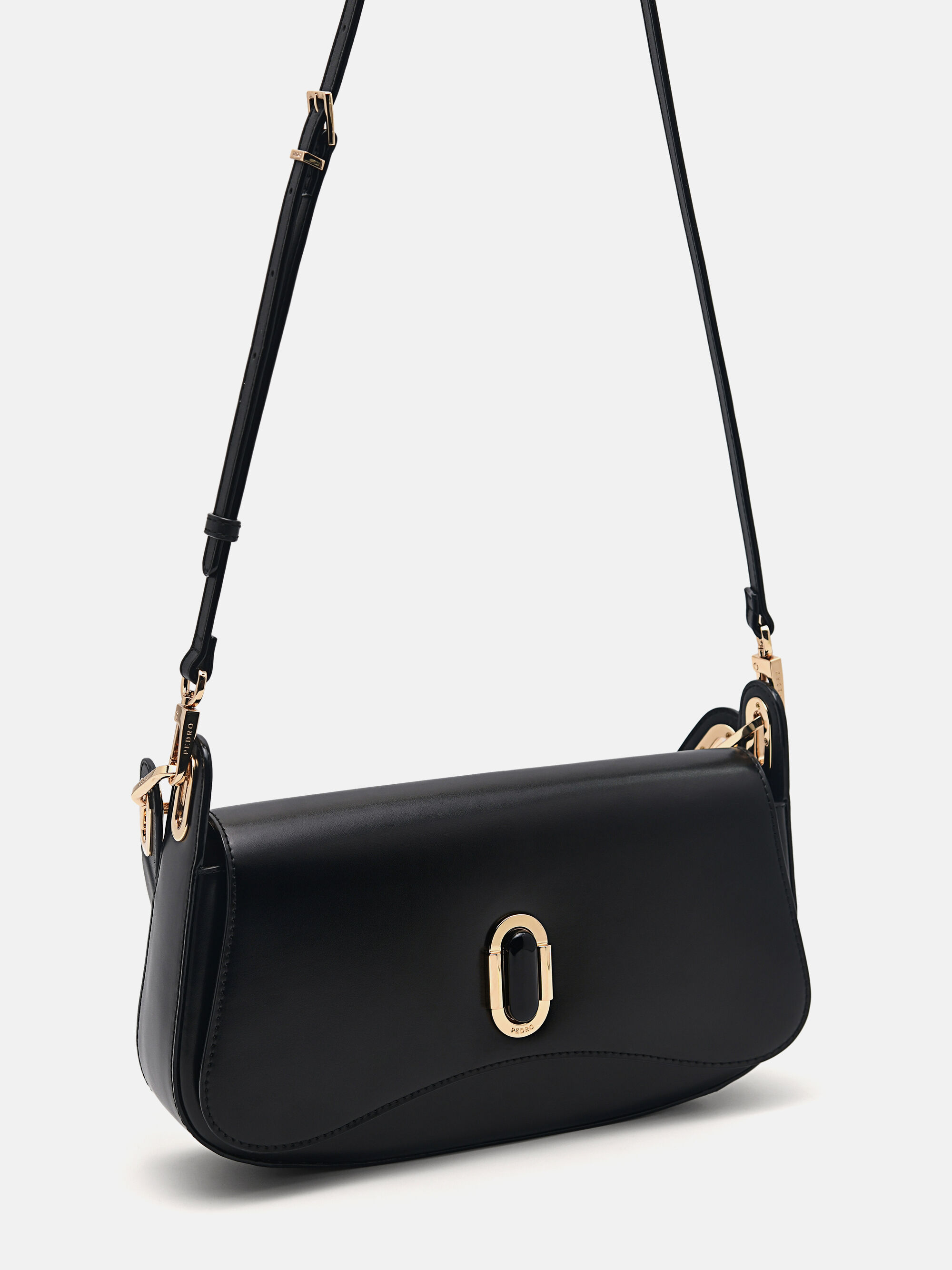 ★PEDRO★PEDRO Studio Rift Leather Shoulder Bag/送料込 Black PEDRO Studio Rift Leather Shoulder Bag - PEDRO ID