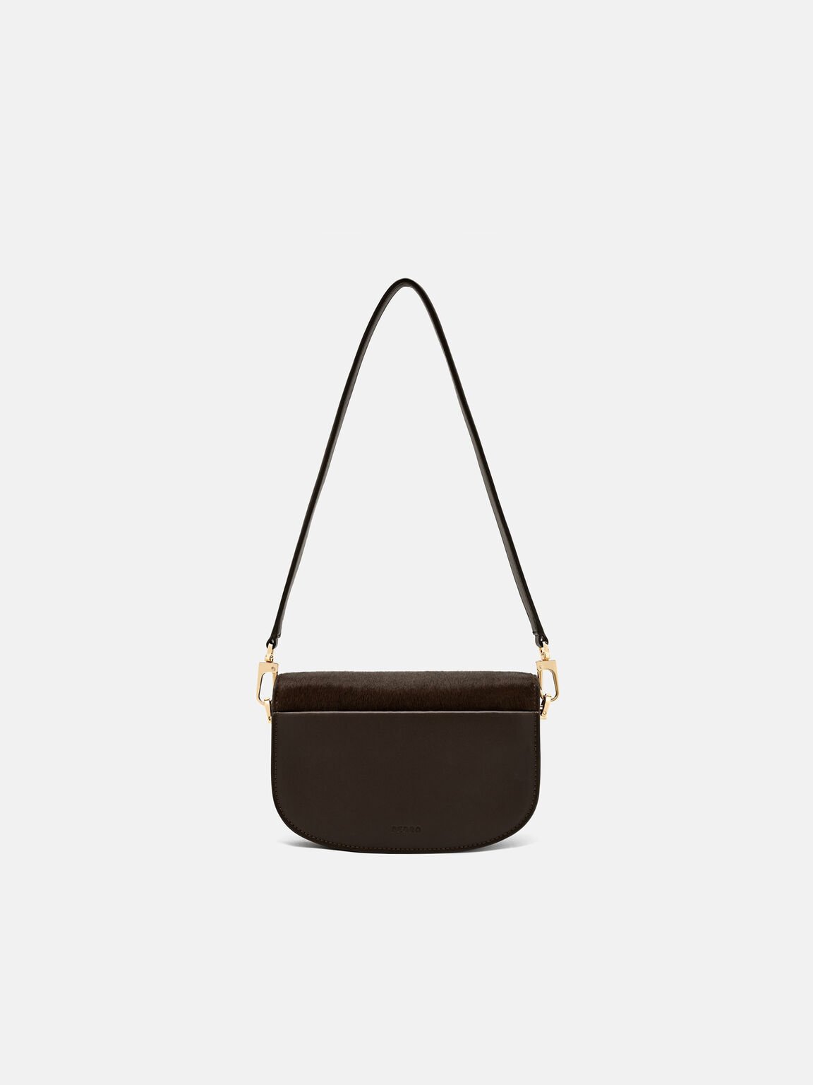 Duet Calf Hair Shoulder Bag, , hi-res