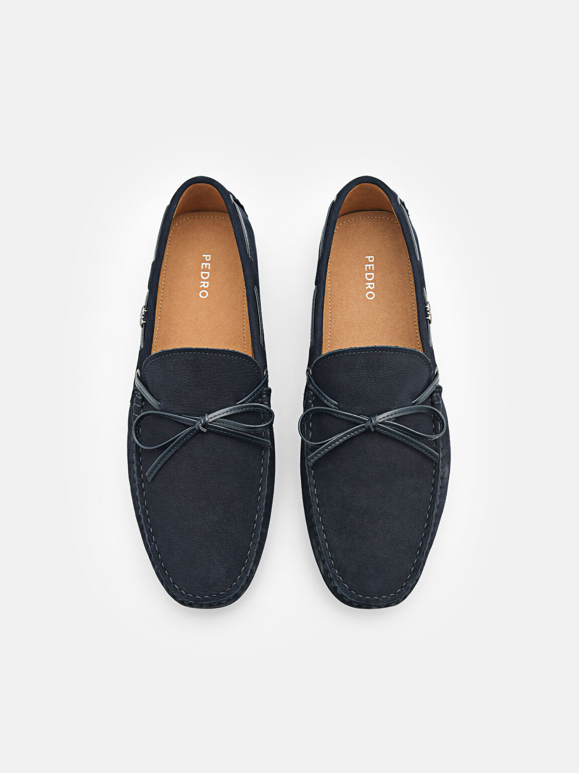 Leather Bow Driving Shoes, 
