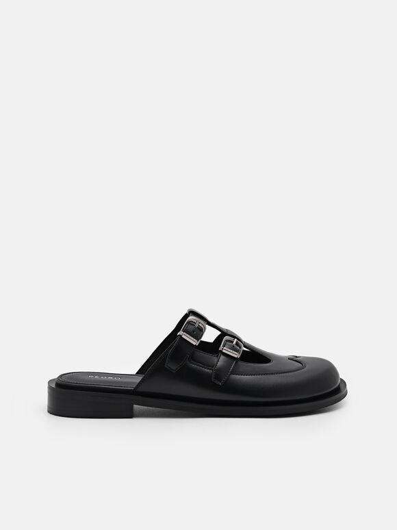 Helix Mules, Black, hi-res
