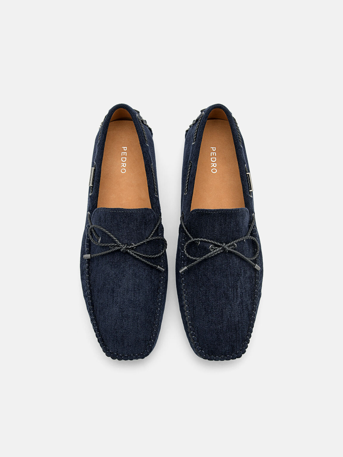 Sepatu Driving Pita Corduroy, 