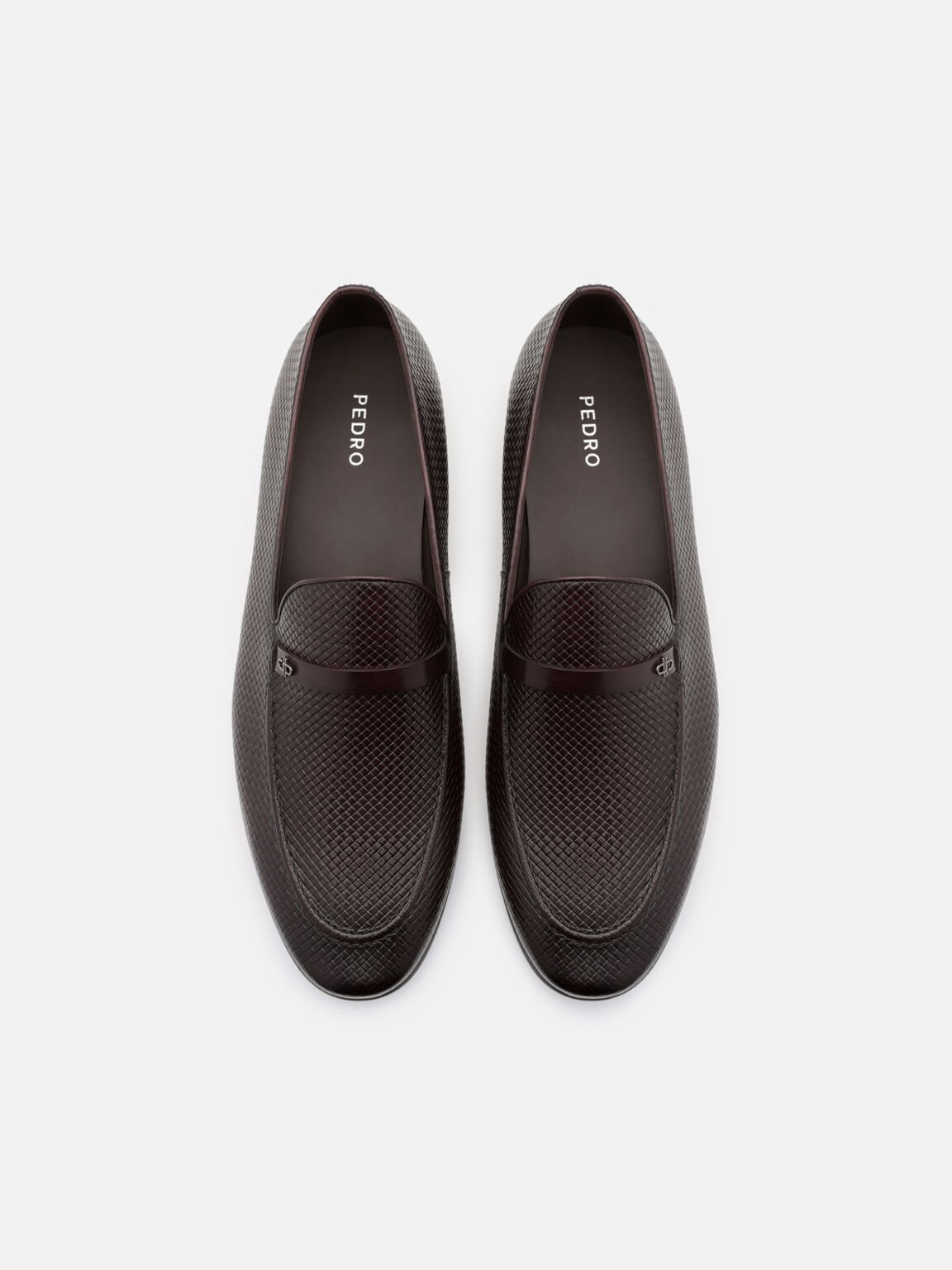 Woven Leather Loafers, 