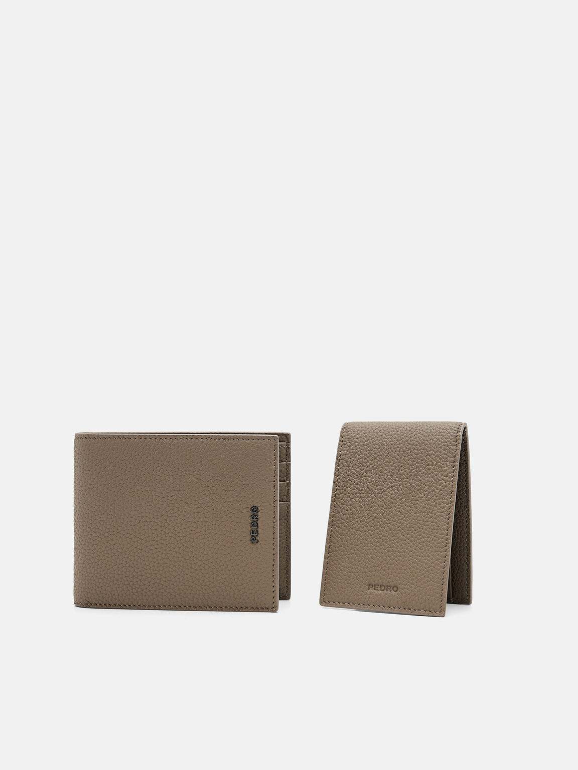 Embossed Leather Bi-Fold Wallet with Insert, 