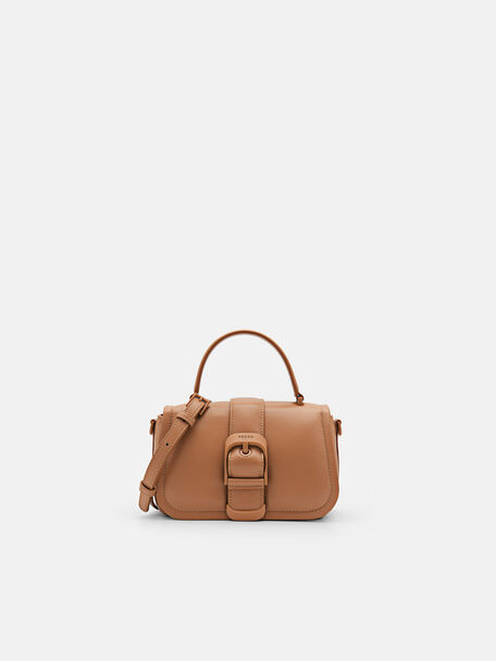 Helix Mini Shoulder Bag, Camel, hi-res