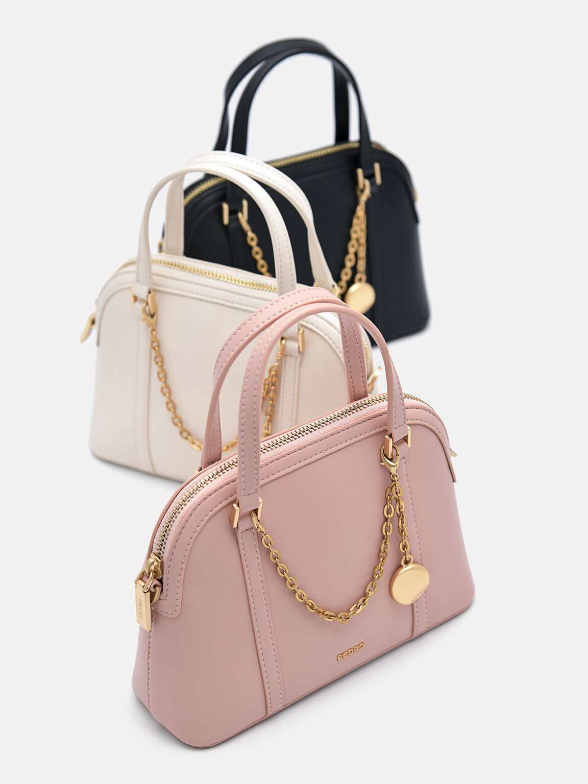 Lucia Mini Handbag, Chalk
