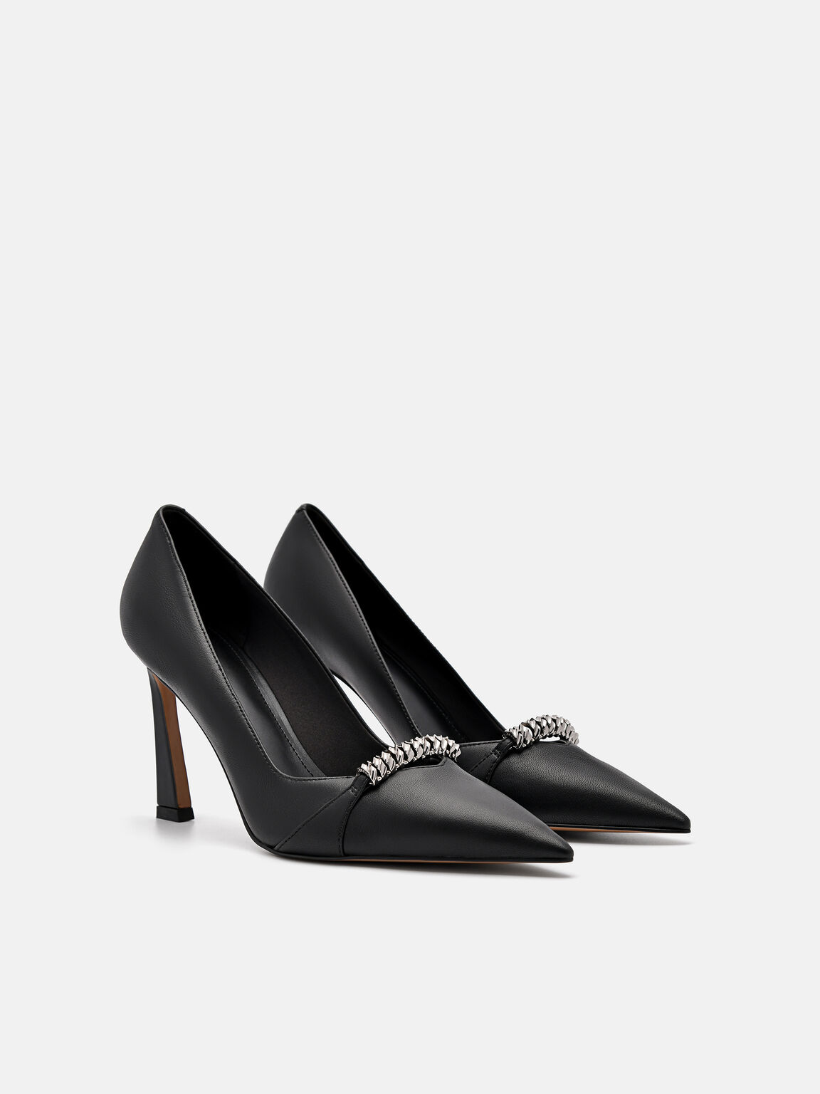 Mia Leather Heel Pumps, 