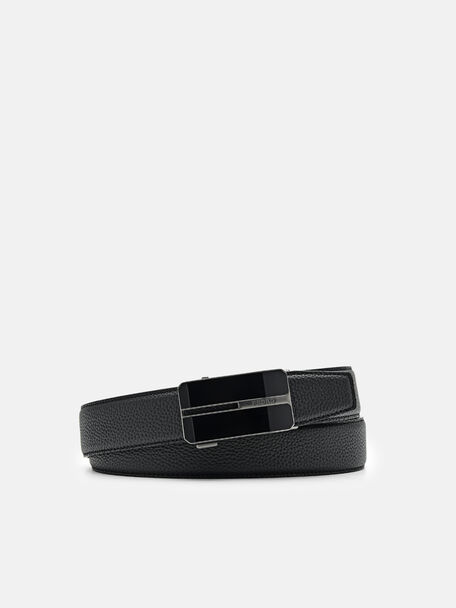 Sabuk Otomatis Kulit Embossed, , hi-res