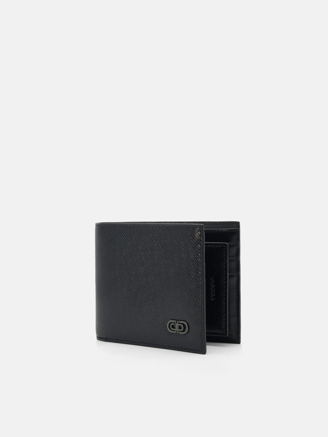 Saffiano Leather Bi-Fold Wallet with Insert, 