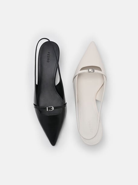 Sepatu Hak Tinggi Slingback Kulit Maggie, , hi-res